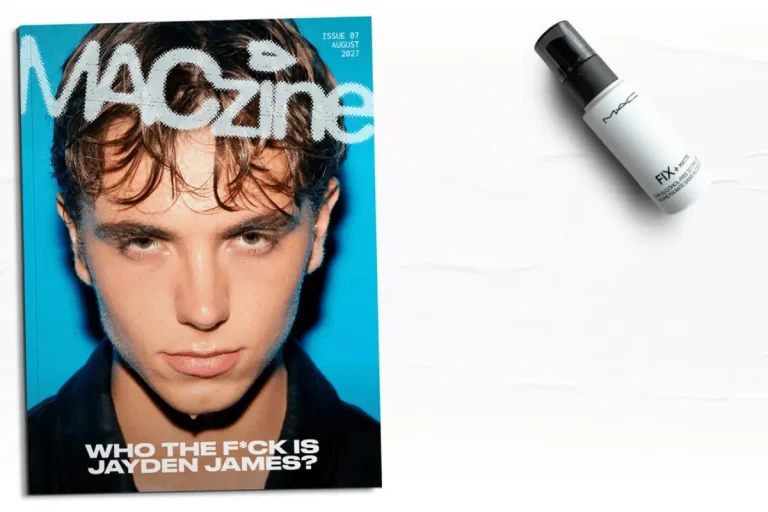 Jayden James Lands First Solo MACzine Cover After Paris Runway Debut