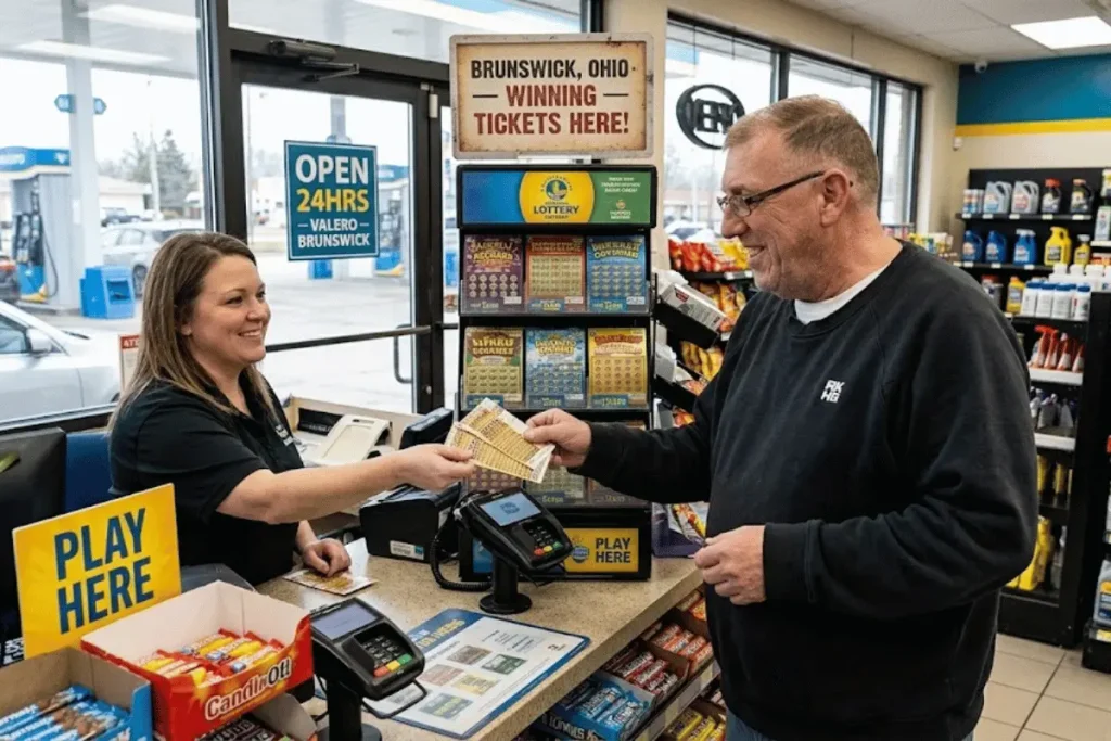 Ohio Lottery winner Richard from Brunswick after winning lottery twice in one month