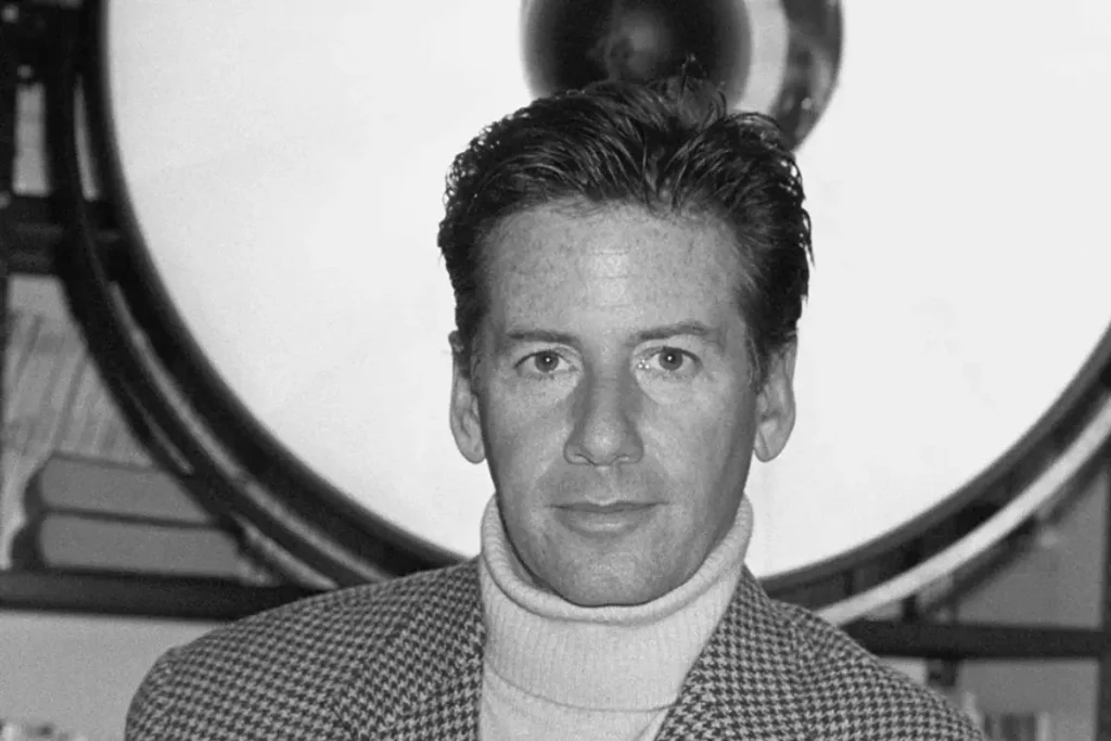 Calvin Klein fashion designer portrait during career rise