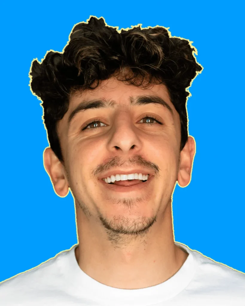 FaZe Rug Brian Awadis smiling in a YouTube profile portrait