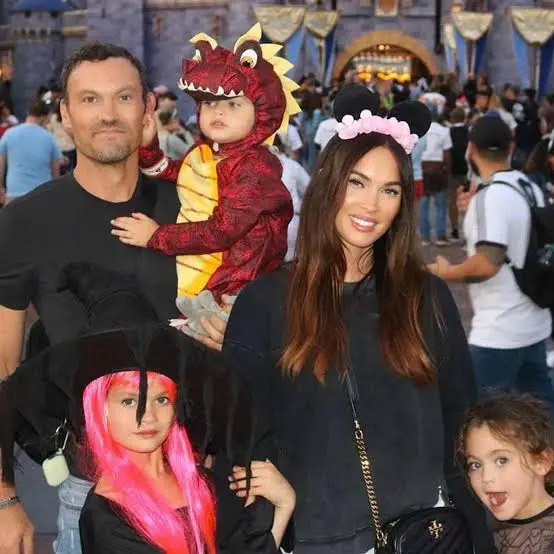 Megan Fox, Husband and Children at Halloween Event