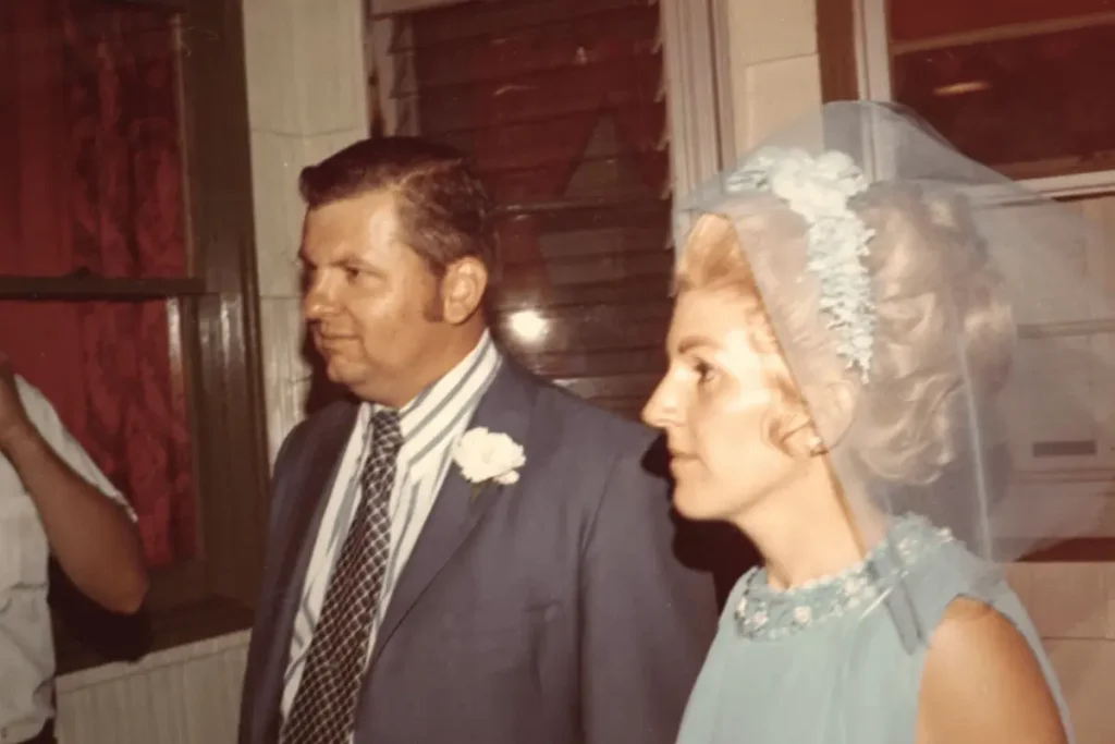 John Wayne Gacy and his first wife Marlynn Myers pictured together during their marriage