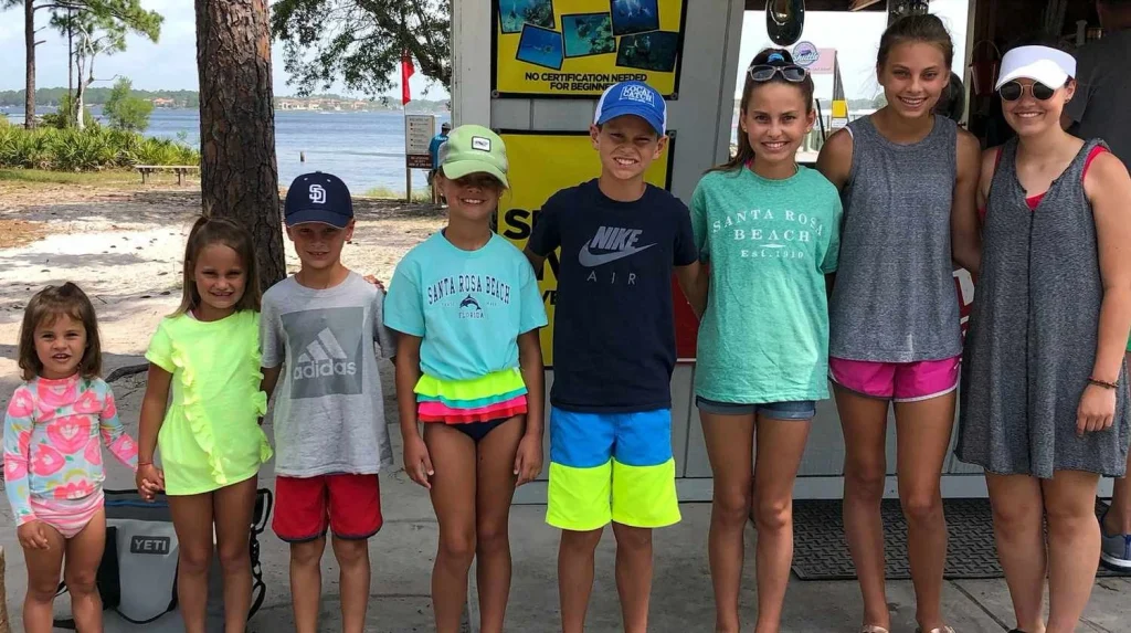 Philip Rivers children gathered together during their childhood years
